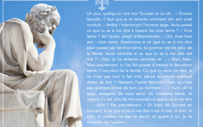 Ecoute Socrate, il faut que je te raconte